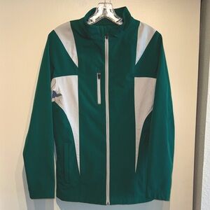 Green and White Jacket